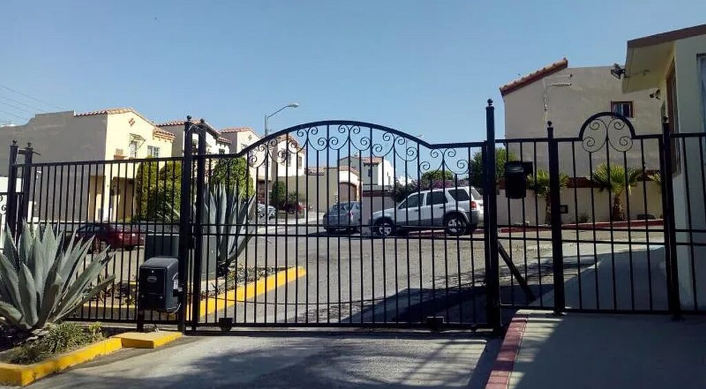 Gated neighborhood in Tijuana, Baja California Mexico