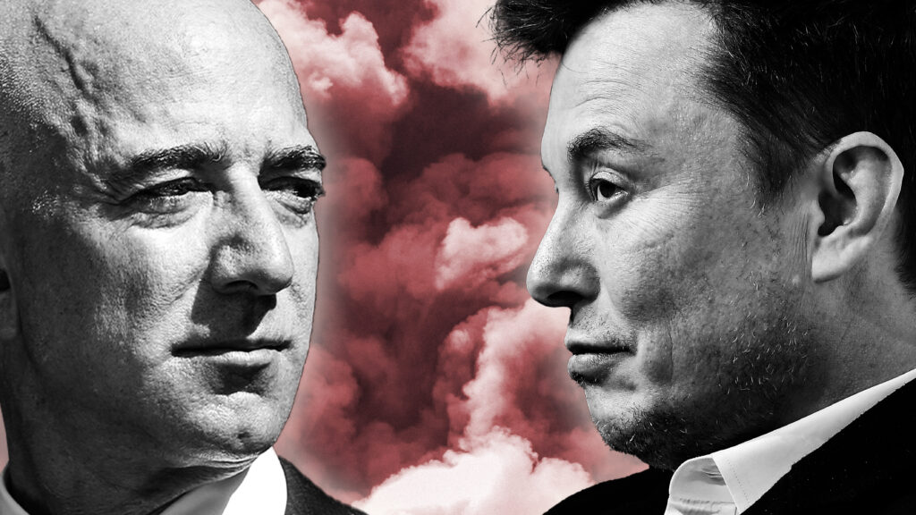 Jeff Bezos and Elon Musk fight for dominance in satellite internet market